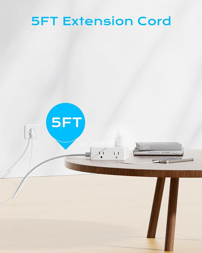 European Travel Plug Adapter, Olcorife US to Europe Type E/F Plug Adapter - Image 5