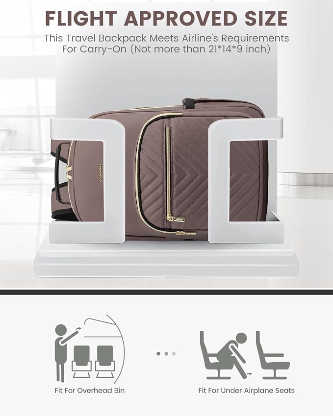 LOVEVOOK Laptop Backpack Purse for Women, Large Capacity Travel Business - Image 8