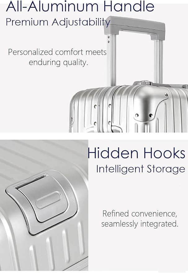 HotWay 24 Inch All Aluminum Checked In Luggage - Image 4