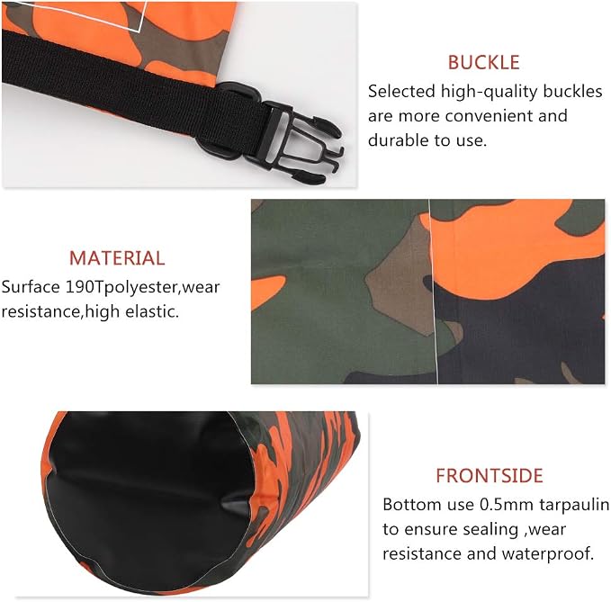 Waterproof Dry Bag 2L/5L/10L/15L/20L/30L, Roll Top Sack Keeps Gear Dry - Image 6
