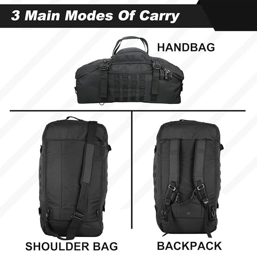 3 In 1 Military Backpack Travel Duffle Bag - Image 2