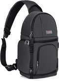 MOSISO Camera Sling Bag, DSLR/SLR/Mirrorless Camera Backpack Case Shockproof by MOSISO