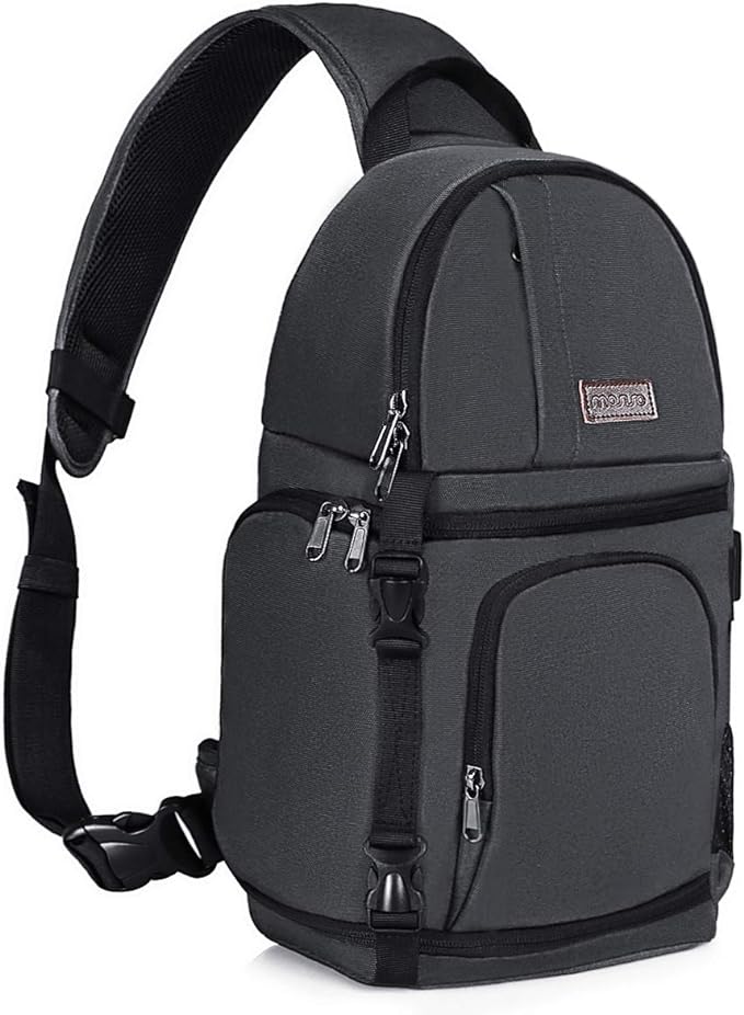 MOSISO Camera Sling Bag, DSLR/SLR/Mirrorless Camera Backpack Case Shockproof by MOSISO
