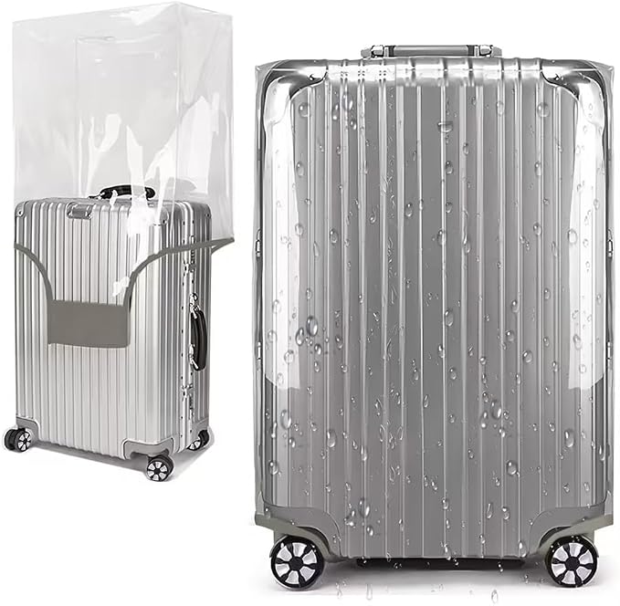 24 Inch Clear PVC Luggage Cover Protectors Suitcase Covers by Gigabit