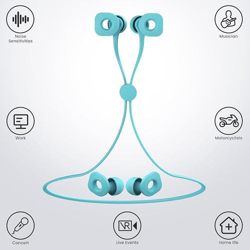 2 Pairs of Earplugs for Sleeping, Reusable Hearing Protection Earplugs - Image 2