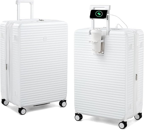 28 Inch Luggage Hard Shell Suitcases, Expandable Travel Checked Luggage 28 Inch by HanTrip