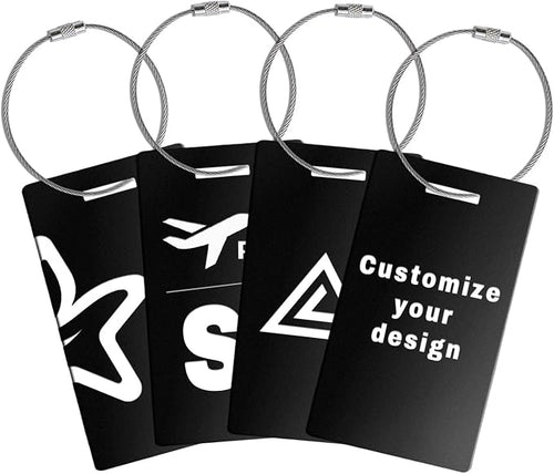 4 pcs Personalized Luggage Tags by comfortez