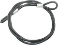 8FT 6mm Stainless Steel Security Cable Lock, Braided Steel Vinyl Coated Safety by Bytiyar