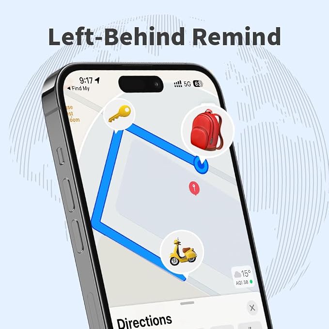 Air Tracker Tag 2 Pack, Smart Tracker Item Finders Compatible - Image 8