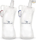 Survivor Filter Collapsible Water Bottles, Canteens 2 Pack by SurvivorFilter