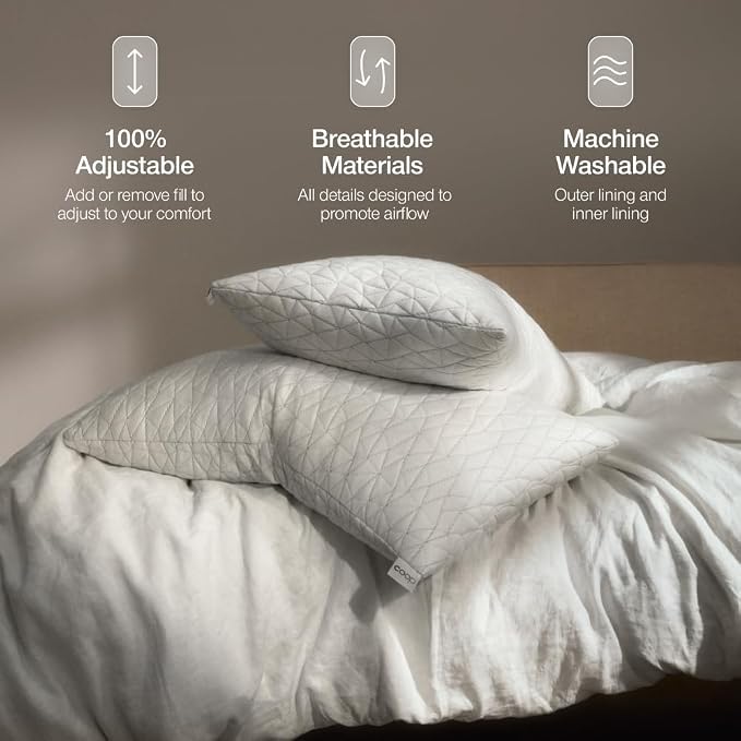 Coop Home Goods Original Adjustable Pillow, King Size Bed Pillows - Image 5