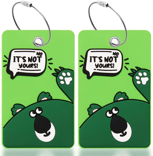 2PCS 2303 Bright Silicone Luggage tag by SIVEUMIL