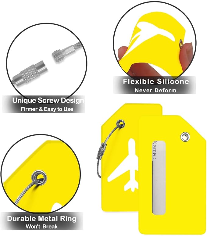 8pack Luggage Tags for Suitcases - Image 3