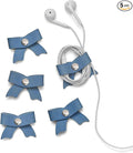 SenseAGE 5 Pack Cord Organizer, Bow Cord Keeper, Cable Organizer USB Holder by SenseAGE