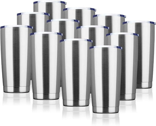 20oz Tumbler Bulk Stainless Steel Vacuum Insulated Tumblers by VisittheEcoMozz