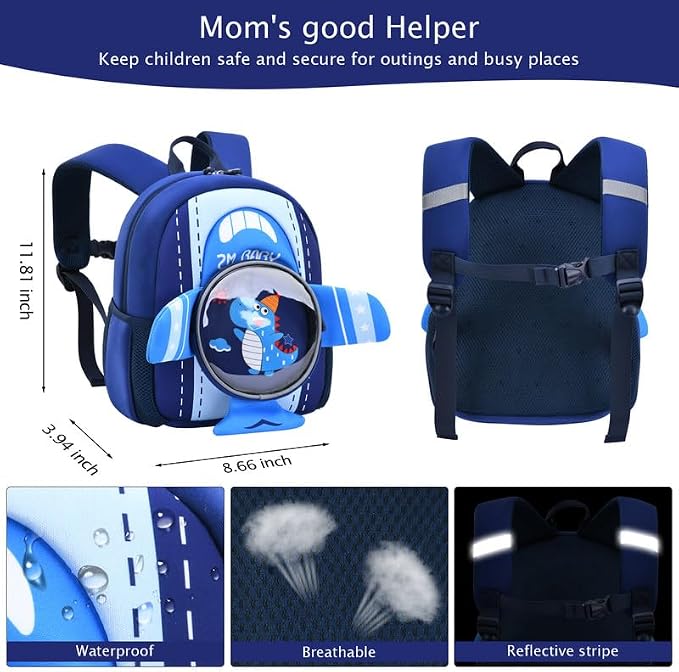 Padgene Toddler Harness Backpacks Safety Leash Kids Anti Lost Kindergarten - Image 5