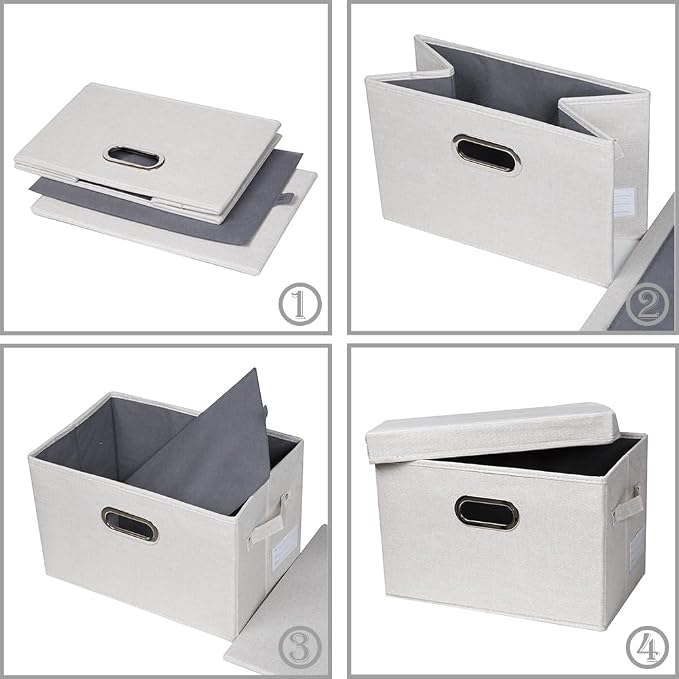 PRANDOM Large Collapsible Storage Bins - Image 5