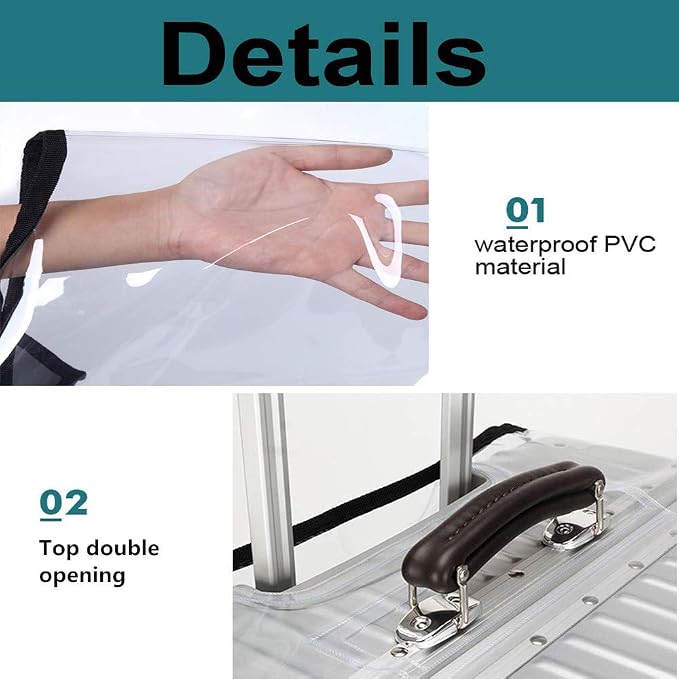 30 Inch PVC Luggage Protector Cover - Image 5