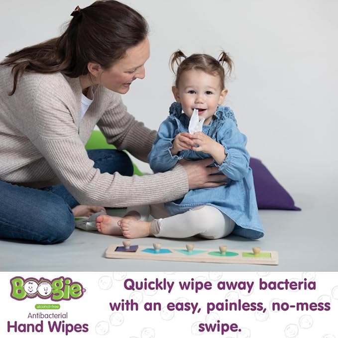 Boogie Antibacterial Hand Wipes by Boogie, Alcohol Free, Hypoallergenic and - Image 5