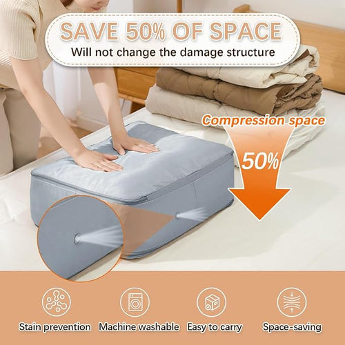 3PCS XL Ultra Space Saving Bags self compression organizer bags space saver bags - Image 2