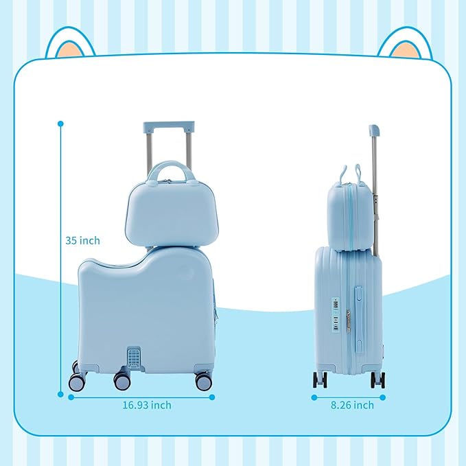 TABU Ride-on Luggage with Handbag - Image 2