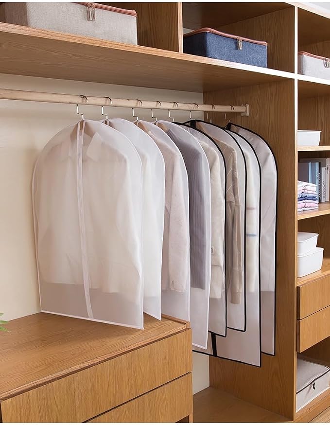 Dress Bags for Hanging Clothes Breathable Suit Bag Covers - Image 5