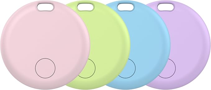 Air Tracker Tags-4 Pack: Smart Bluetooth Tracker, Item Finder Works by aowoka