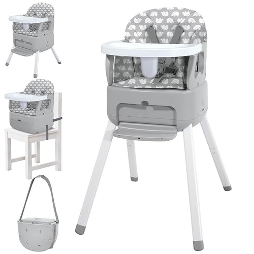 4 in 1 Portable Baby Highchair Convertible Highchair by BOSEDSANG