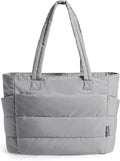BAGSMART Tote Bag for Women, Lightweight Puffy Tote Bag by BAGSMART