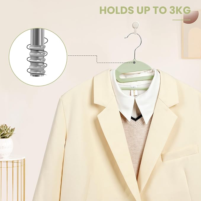 BAGAIL Plastic Hangers 50 Pack - Image 6