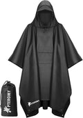 PTEROMY Hooded Rain Poncho for Adult by PTEROMY