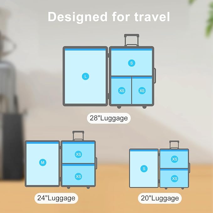 Vacuum Bags for Travel, Space Saver Vacuum Storage Combo - Image 3