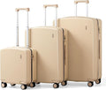 Hanke Hard Shell Luggage Sets 3 Pieces, Carry On and Checked Luggage Sets by Hanke