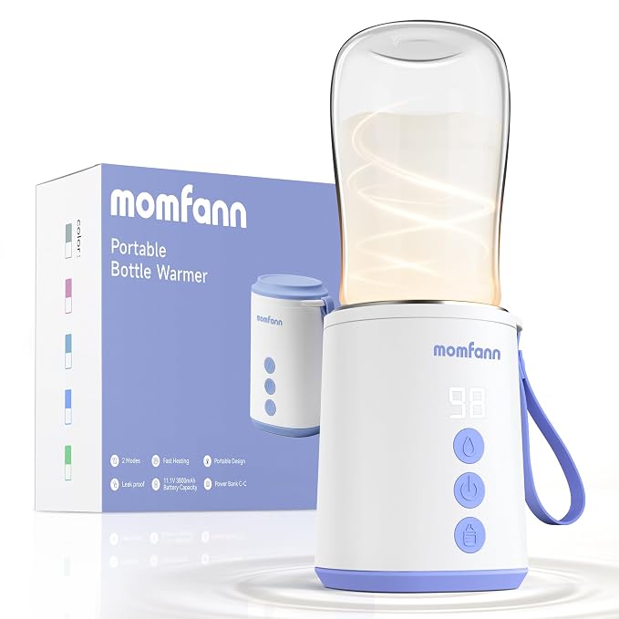 Portable Bottle Warmer Travel Baby Bottle Warmer by momfann