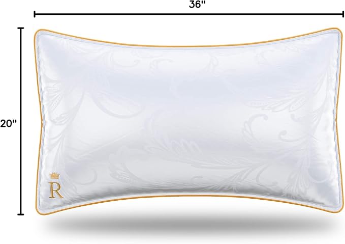 Royal Therapy Pillows King Size Set of 2, Down Alternative Bed Pillows - Image 10