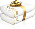4-Layer Queen, Contour Pillow, Side Sleeper, Orthopedic, Neck Support, Pillow by ROYALTHERAPY