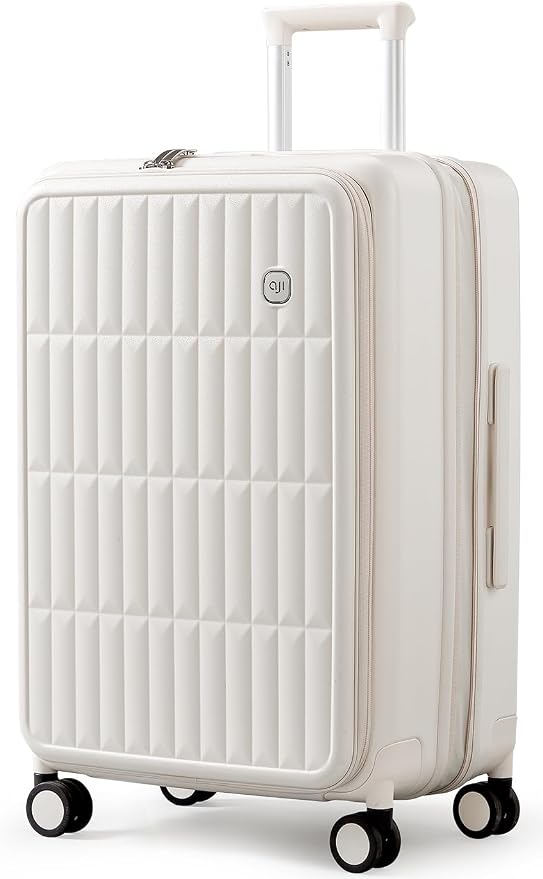 aji Expandable Top Open 26 Inch Checked Luggage by AJIVALUESTYLISHQUALITY