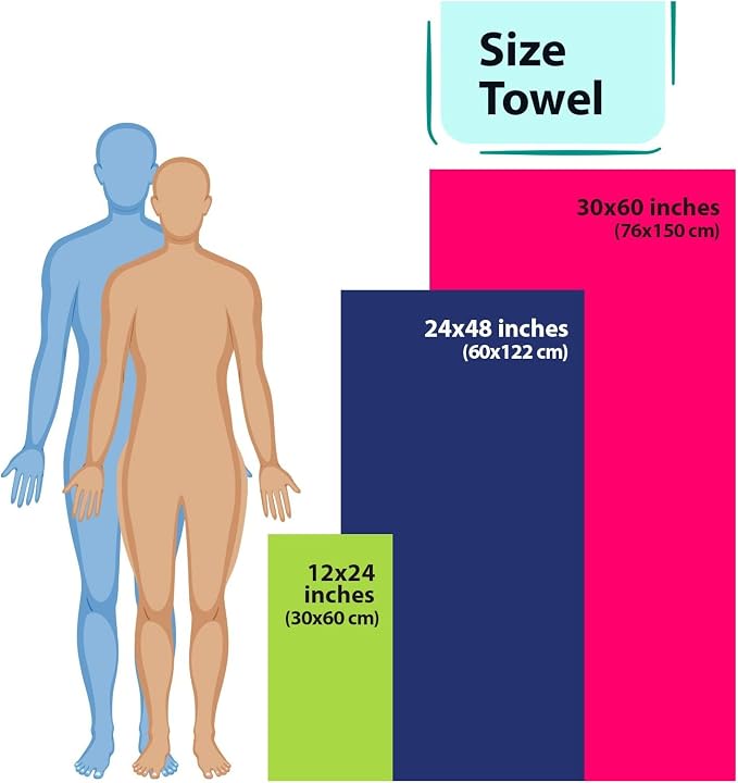 Outdoors Microfiber Towel Fast Drying Soft Feel Fast Action Drying - Image 9