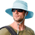 Sun Hats for Men Women Fishing Hat UPF 50+ Breathable Wide Brim Summer UV by Rosoz