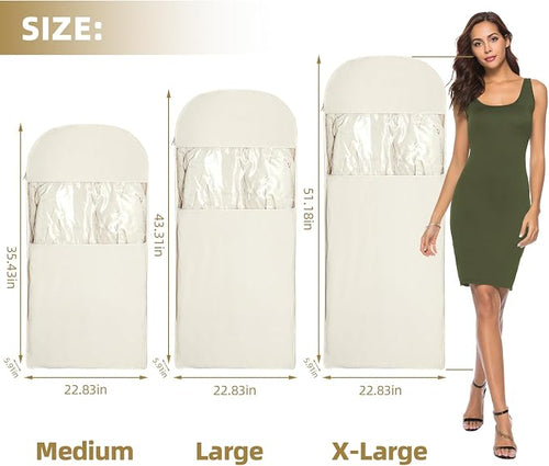 3 Packs Space Saving Garment Bag - Image 2