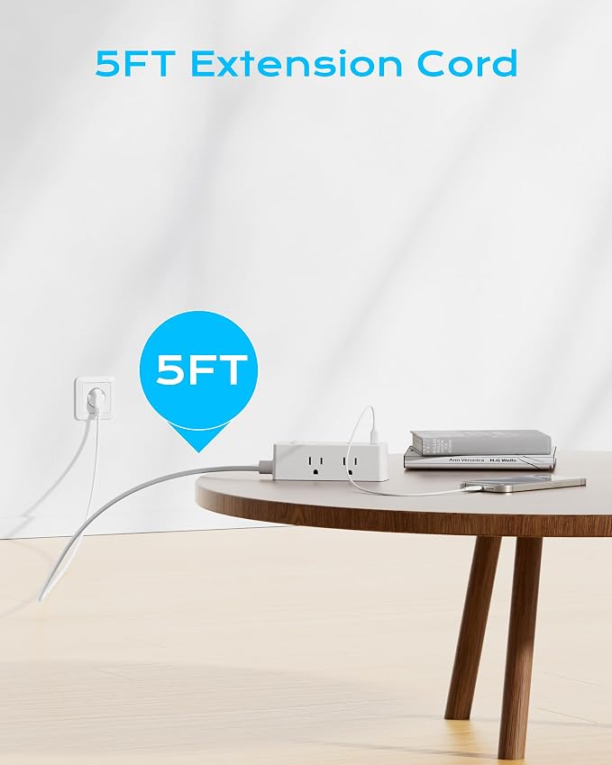 European Travel Plug Adapter, Olcorife US to Europe Type E/F Plug Adapter - Image 5