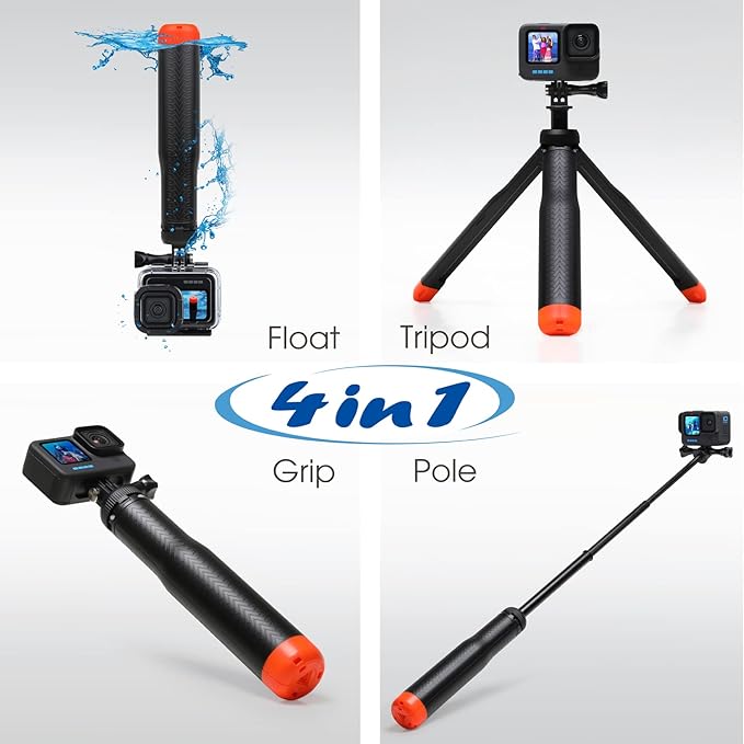 SOONSUN 4in1 Floating Selfie Stick Tripod - Image 2