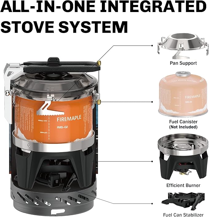 Fire-Maple Fixed Star X2 Backpacking and Camping Stove System Outdoor Propane - Image 3