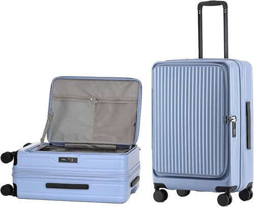24 Inch Top Opening Checked Travel Luggage Expandable by Unknown