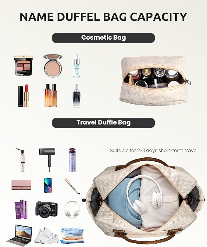 Gifts for Mom-Initial Duffle Bag - Image 3
