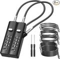 4-Digit Combination Cable Luggage Lock by I-EASYDWW