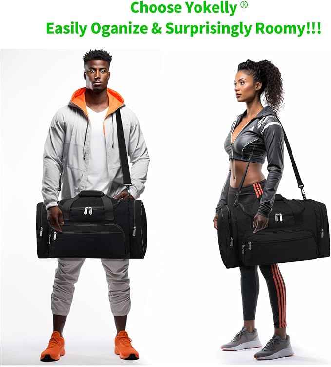 Sports Duffel Bag 26 Inch Travel Gym Duffle - Image 7