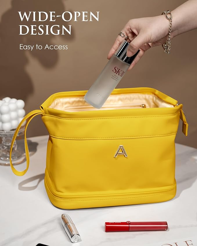 Engagement Gifts for Women, Initial Makeup Bag, Travel Gifts, Personalized Bags - Image 3