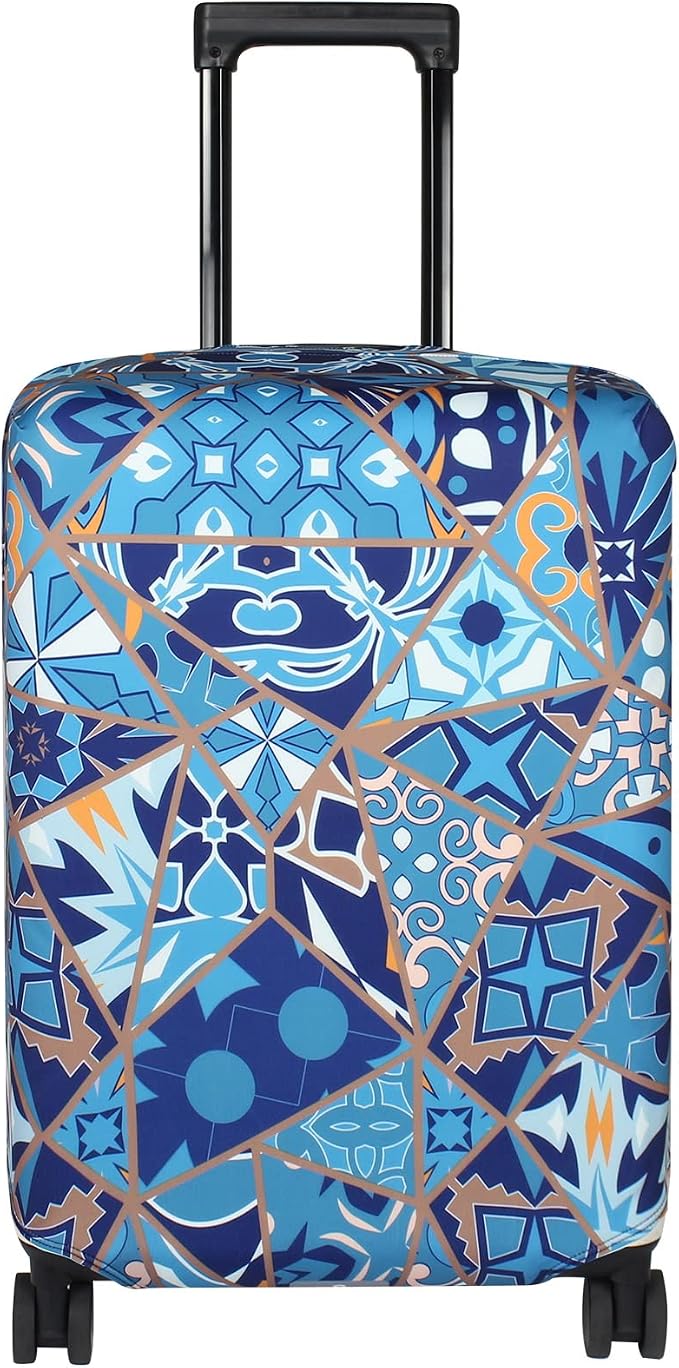 Explore Land Travel Luggage Cover Suitcase Protector Fits 23-26 Inch Case by ExploreLand