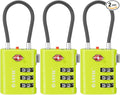 ANVIL TSA Approved Luggage Locks – High Security TSA008 Combination Travel Locks by ANVIL